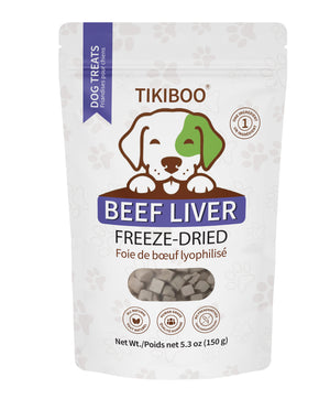 Freeze-Dried Beef Liver Dog Treats – 100% Beef Liver, Single-Ingredient, High-Protein 150 grams