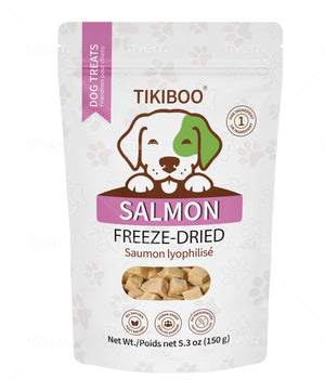 Freeze-Dried Salmon Dog Treats – 100% Salmon, Single Ingredient, High Protein, 50 grams